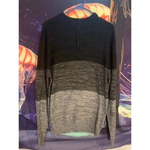 Ministry of Fashion Men's XL 1186 Pullover Striped Jacket